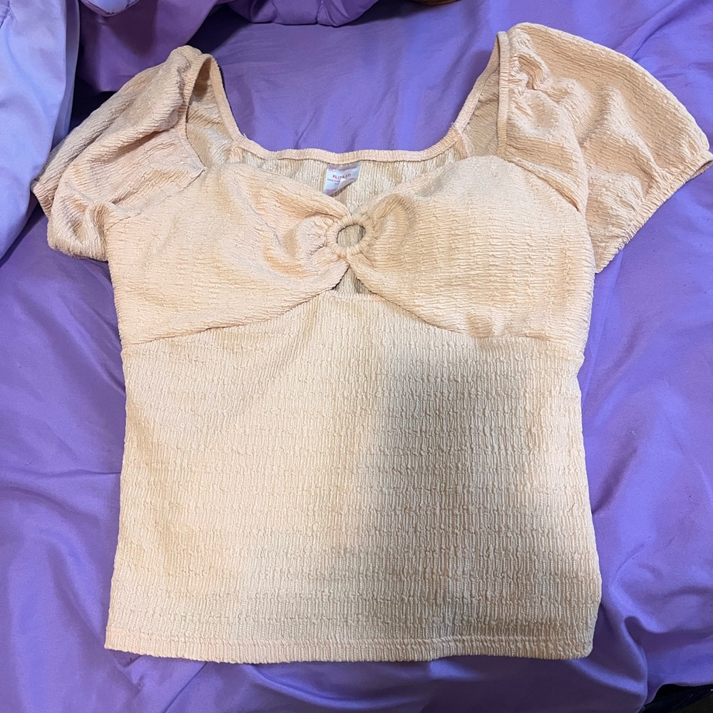 Orange croptop